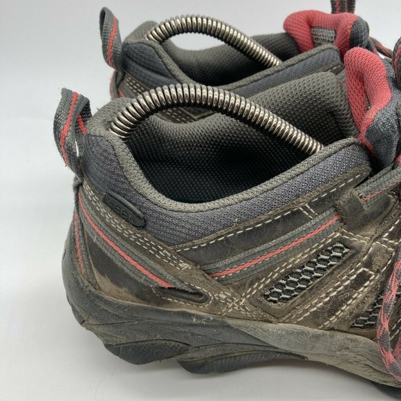 Keen Womens Hiking Oxford Leather Shoes Brown Size 8 - Picture 8 of 9